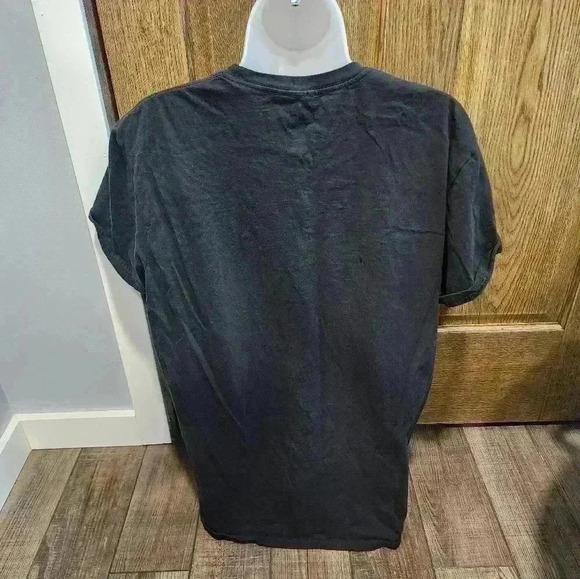 Adult Star Wars Logo T-Shirt Size L Black Unisex - Picture 3 of 4